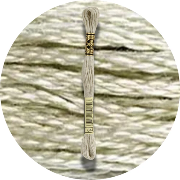 DMC Mouliné Spécial 25 Broderigarn, Ensfarvet, Neutrale nuancer